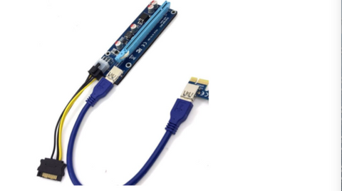 PCI-E riser 1x à 16x USB3.0 pour miner ou jouer / pce164p-n03