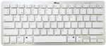 Trust Nado ES Bluetooth QWERTY Espagnole Argent - Claviers (Mini, sans Fil, Bluetooth, Clavier à Membrane, QWERTY, Argent)